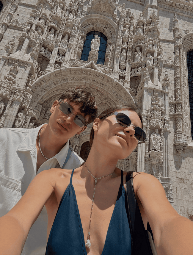 Necklace Beads Silver Man