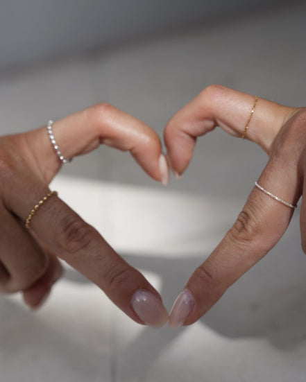 Ball Ring Gold Plated