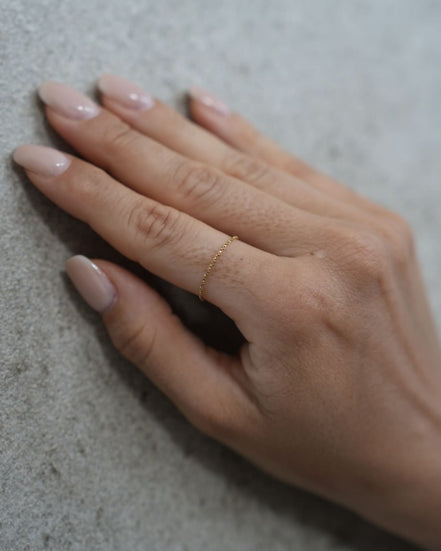 Chain Ring Gold Plated