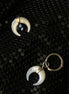 Earrings Pearl Moon Asymmetry