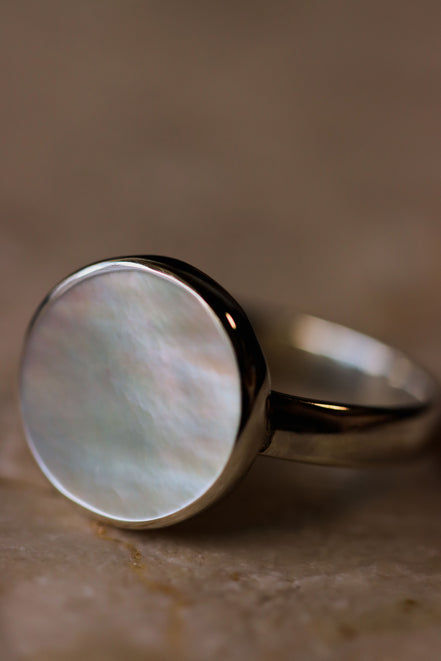 Ring Mother of Pearl